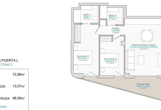 New - Apartment - Villajoyosa - Tellerola