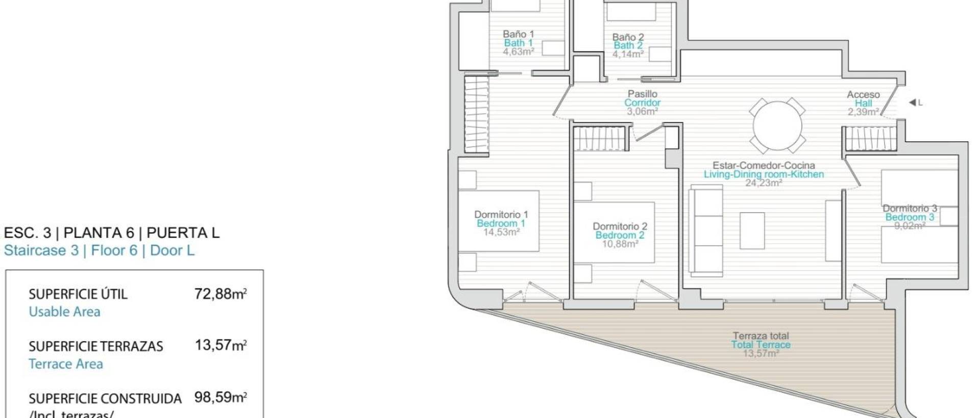 New - Apartment - Villajoyosa - Tellerola