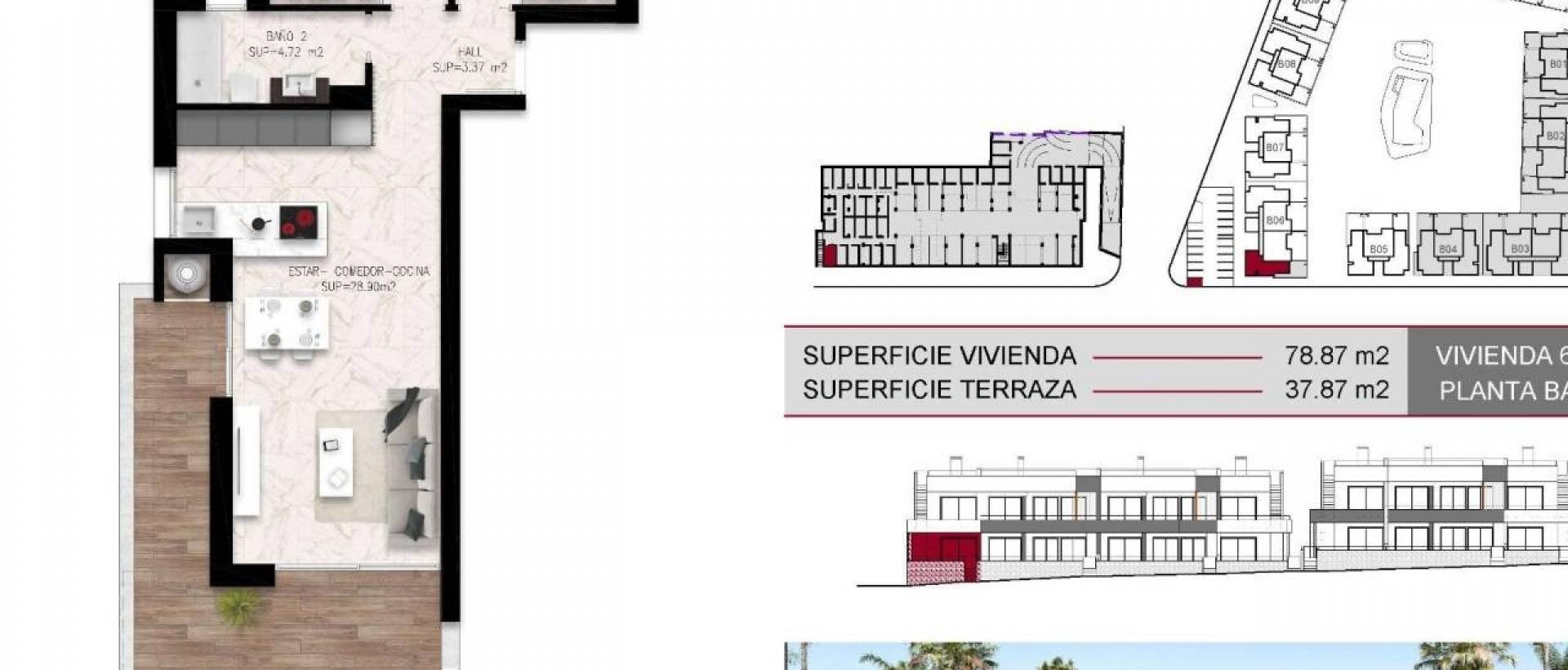 Obra Nueva - Apartmento - Ciudad Quesada - Lo Marabú