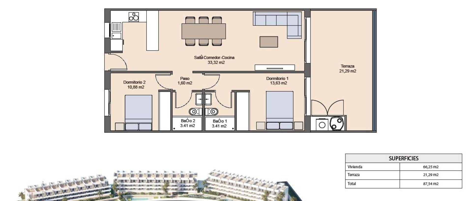 Obra Nueva - Apartmento - Finestrat - Balcón de finestrat