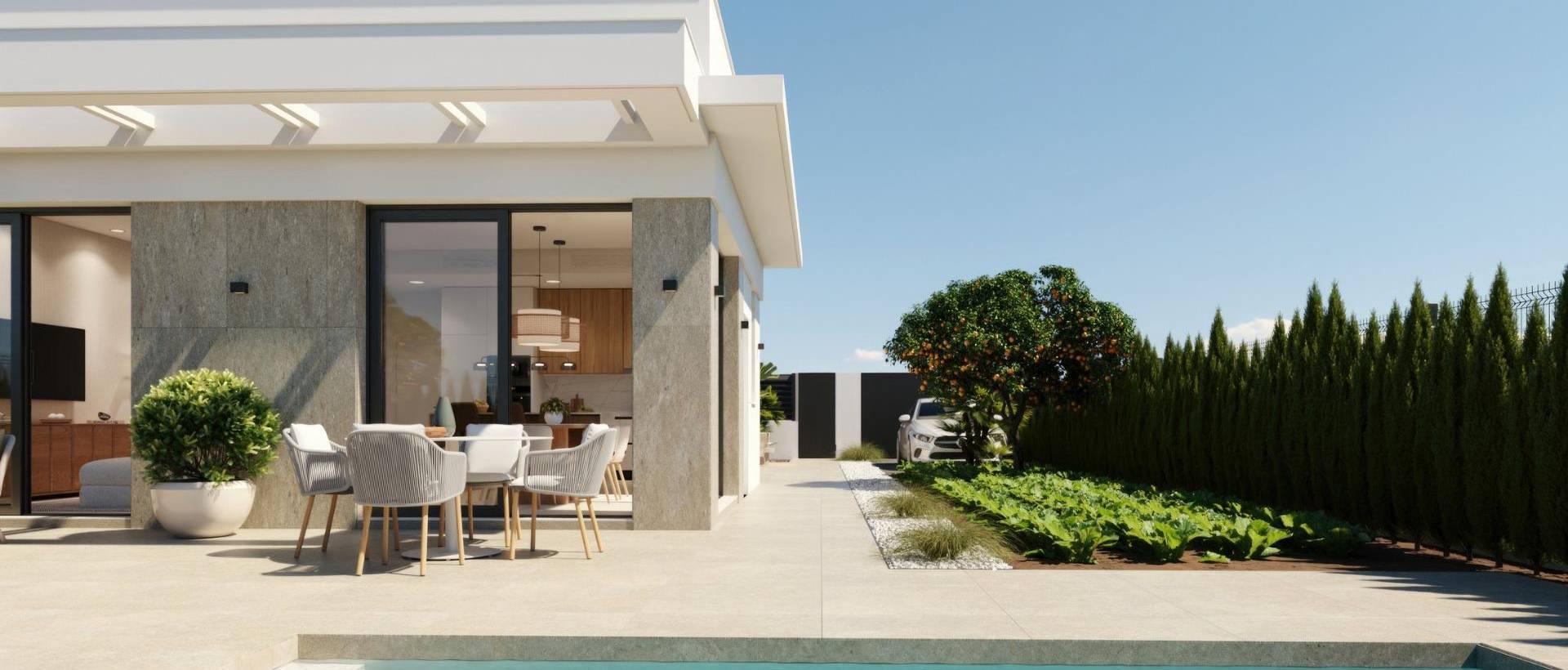 Obra Nueva - Villa / Chalet - Fuente Álamo - Hacienda Del Álamo Golf