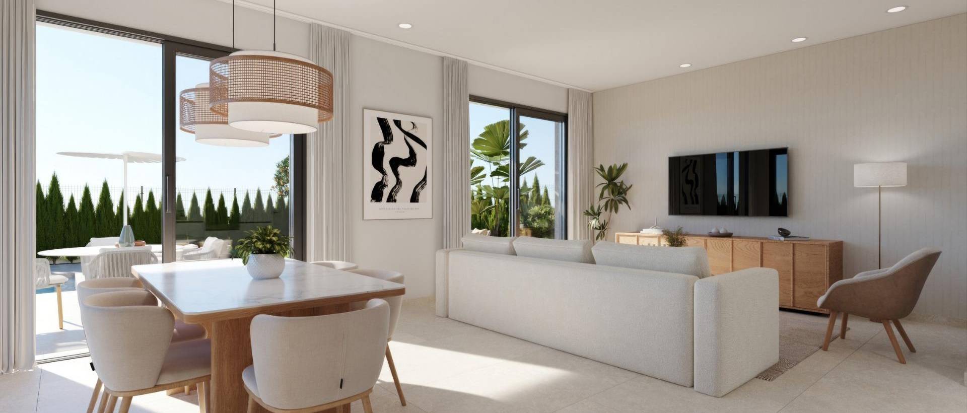 Obra Nueva - Villa / Chalet - Fuente Álamo - Hacienda Del Álamo Golf