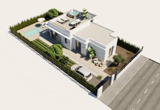 Obra Nueva - Villa / Chalet - Fuente Álamo - Hacienda Del Álamo Golf