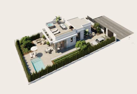 Obra Nueva - Villa / Chalet - Fuente Álamo - Hacienda Del Álamo Golf