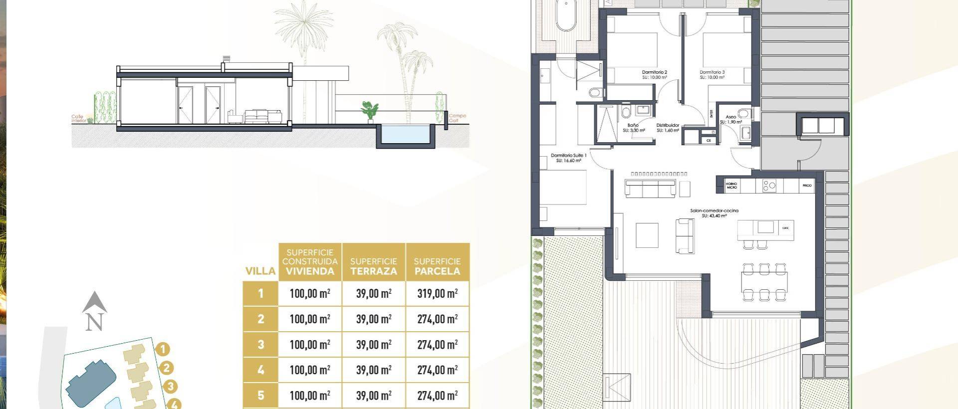 New - Villa - Los Alcázares - Serena Golf