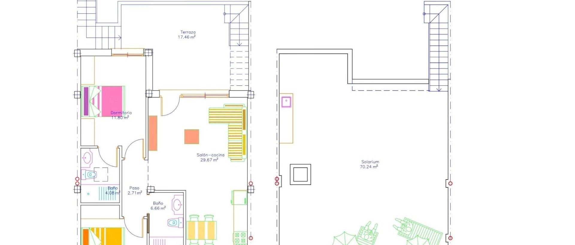 Obra Nueva - Adosado - San Javier - pueblo