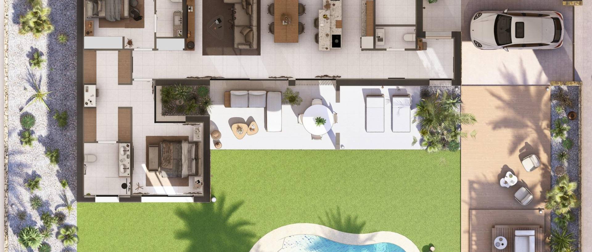 Obra Nueva - Villa / Chalet - BAÑOS Y MENDIGO - Altaona Golf
