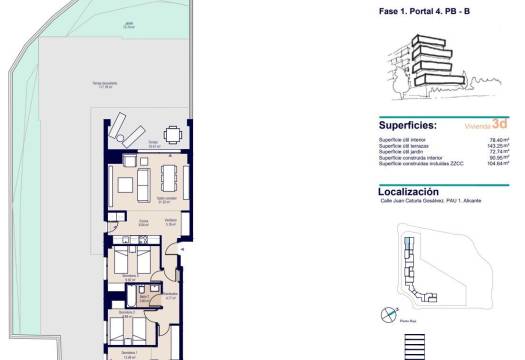 New - Apartment - Alicante - PAU 1