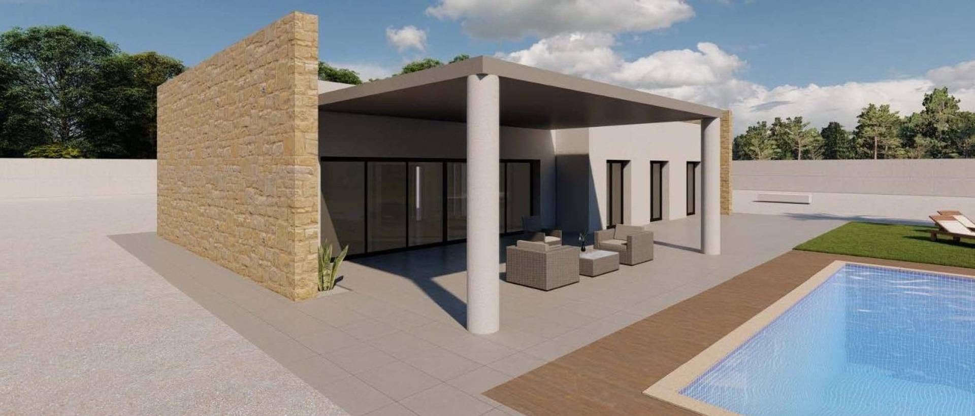 Obra Nueva - Villa / Chalet - Pinoso - Campo