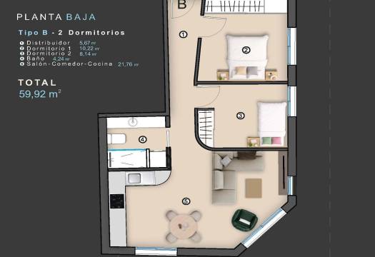 Obra Nueva - Apartmento - Torrevieja - Centro