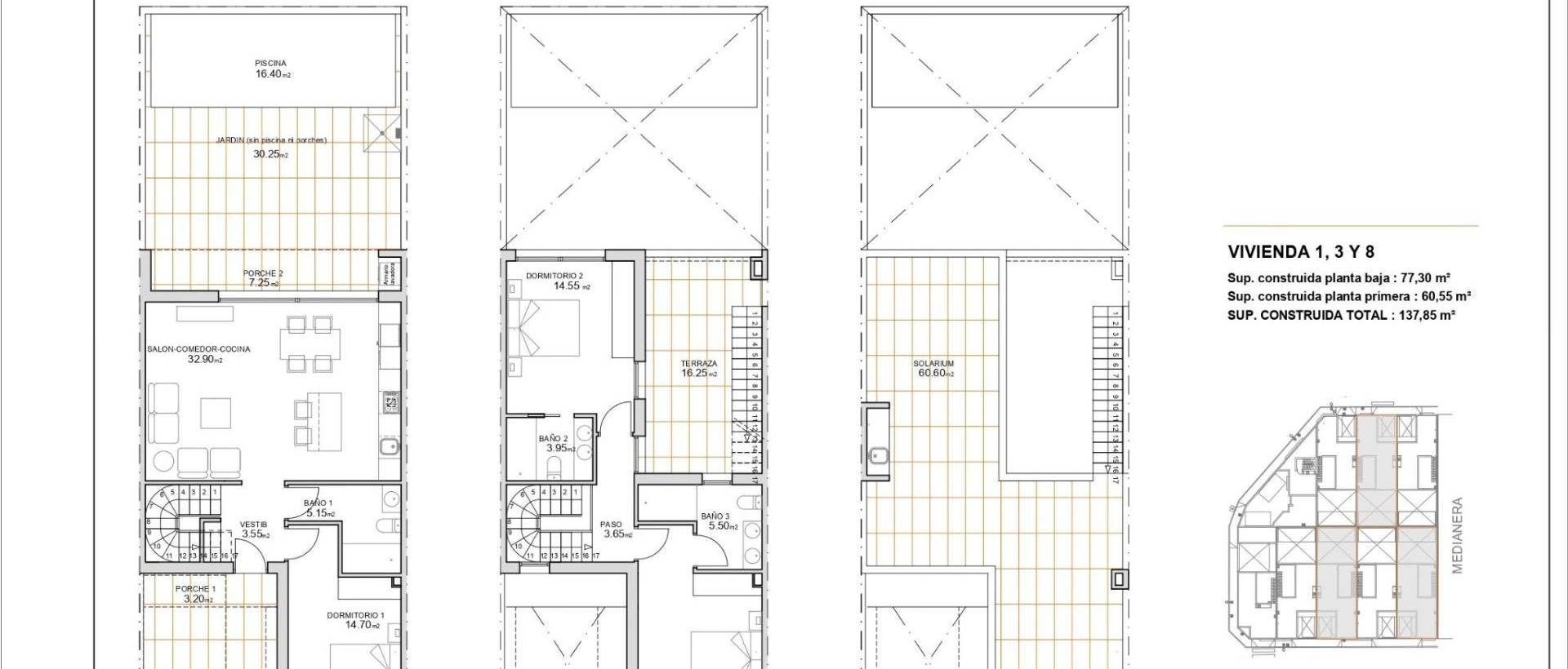 Obra Nueva - Villa / Chalet - San Javier - pueblo