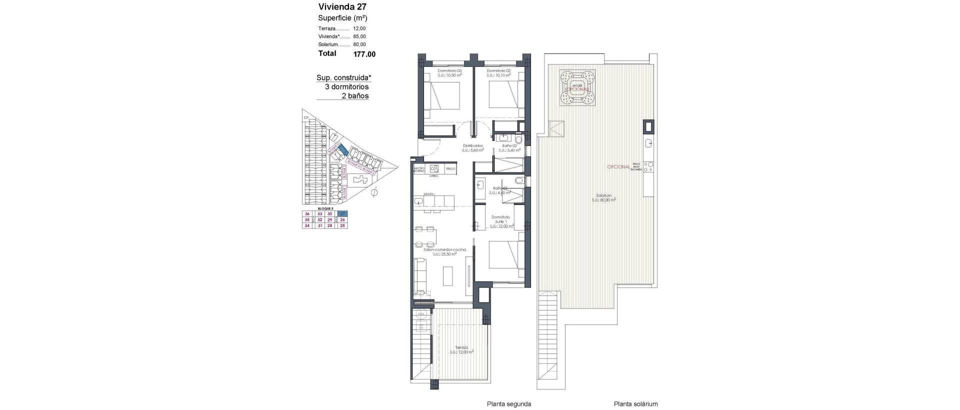 Obra Nueva - Apartmento - Los Alcázares - Serena Golf