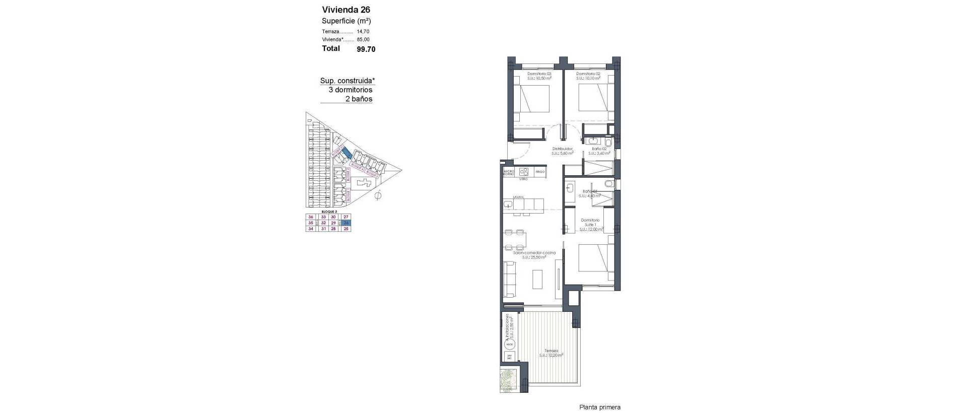 New - Apartment - Los Alcázares - Serena Golf