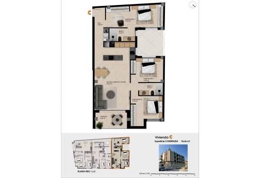 New - Apartment - Catral - pueblo