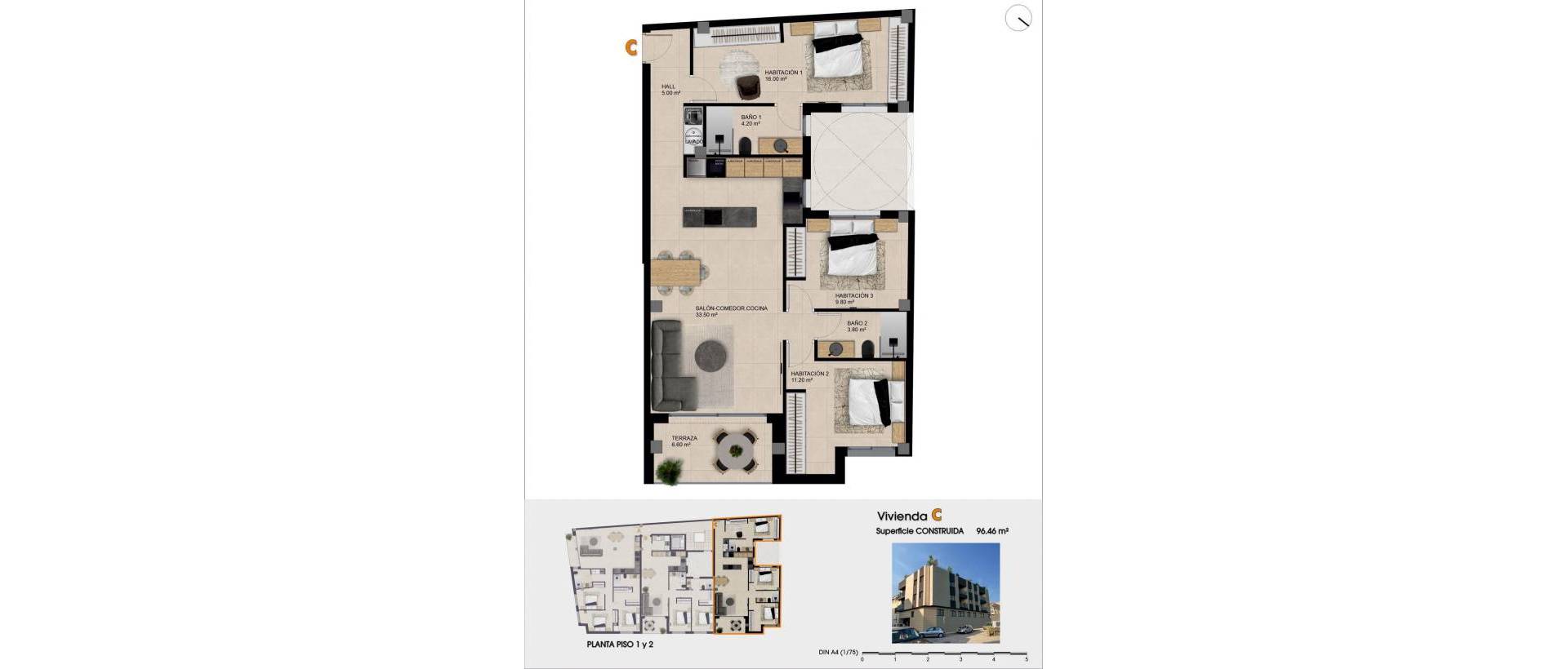 New - Apartment - Catral - pueblo