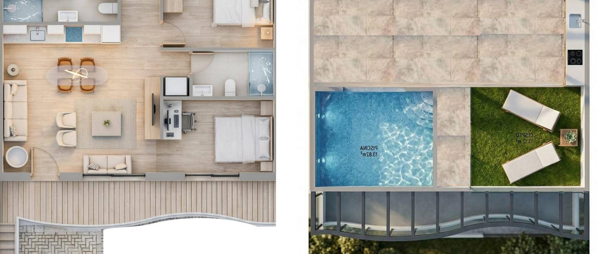 Obra Nueva - Adosado - Pilar de la Horadada - parques de Andromeda