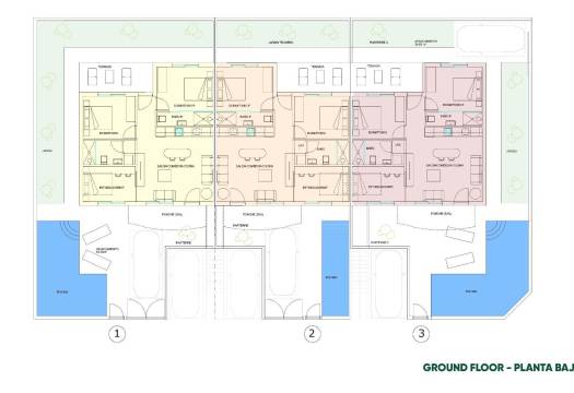 Obra Nueva - Adosado - Pilar de la Horadada - parques de Andromeda