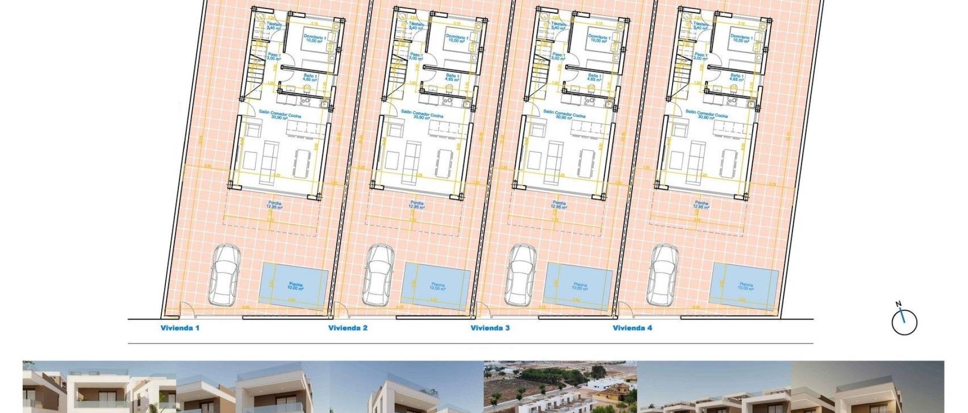 New - Villa - Pilar de la Horadada - pueblo