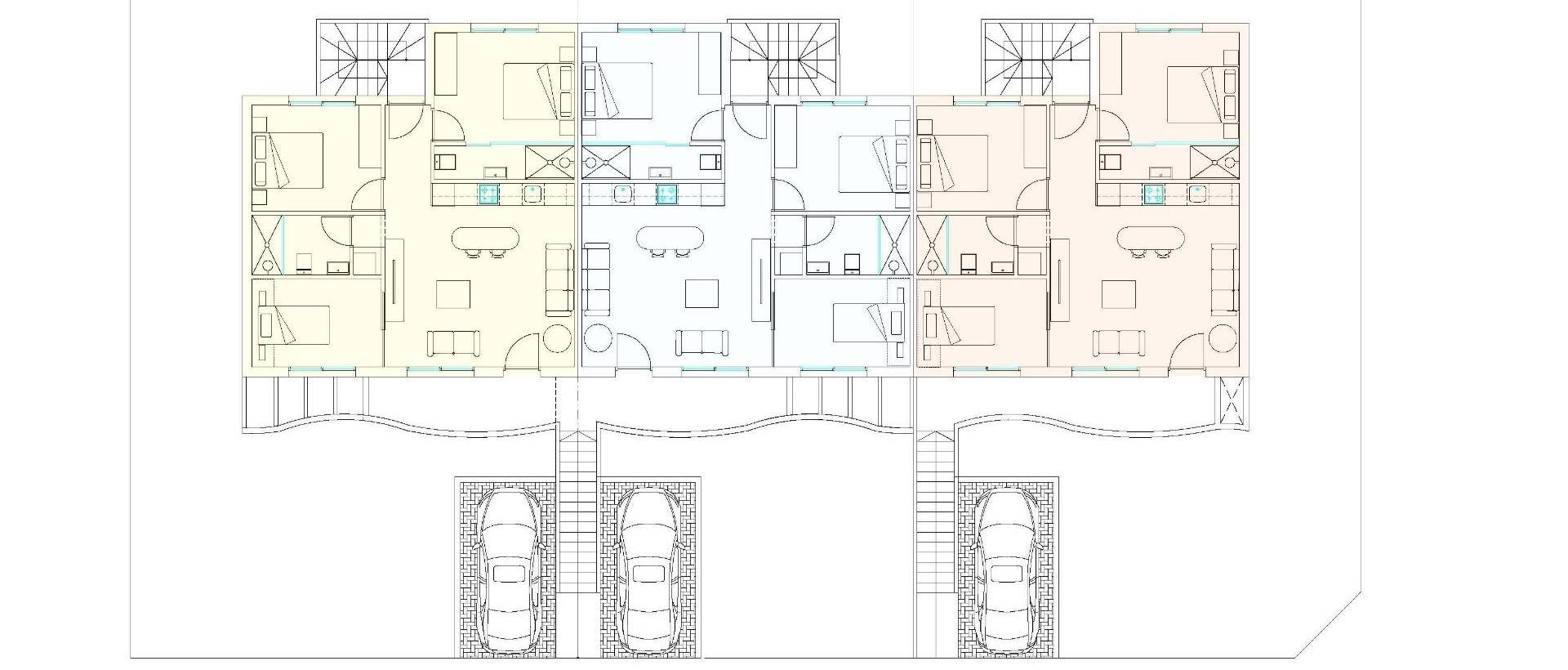 Obra Nueva - Adosado - Pilar de la Horadada - parques de Andromeda