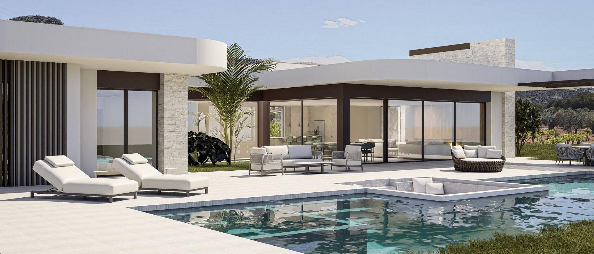 Obra Nueva - Villa / Chalet - Pinoso - Lel