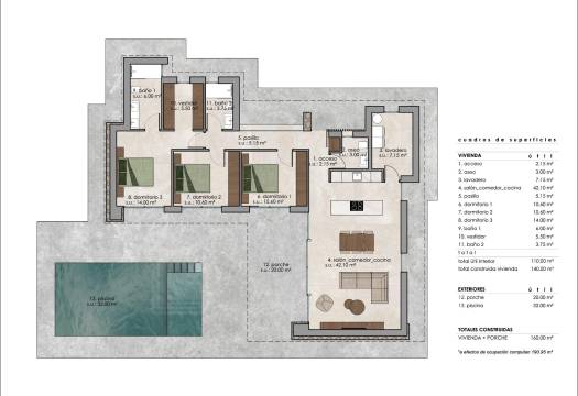Obra Nueva - Villa / Chalet - Pinoso - Lel