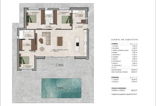 Obra Nueva - Villa / Chalet - Pinoso - Lel