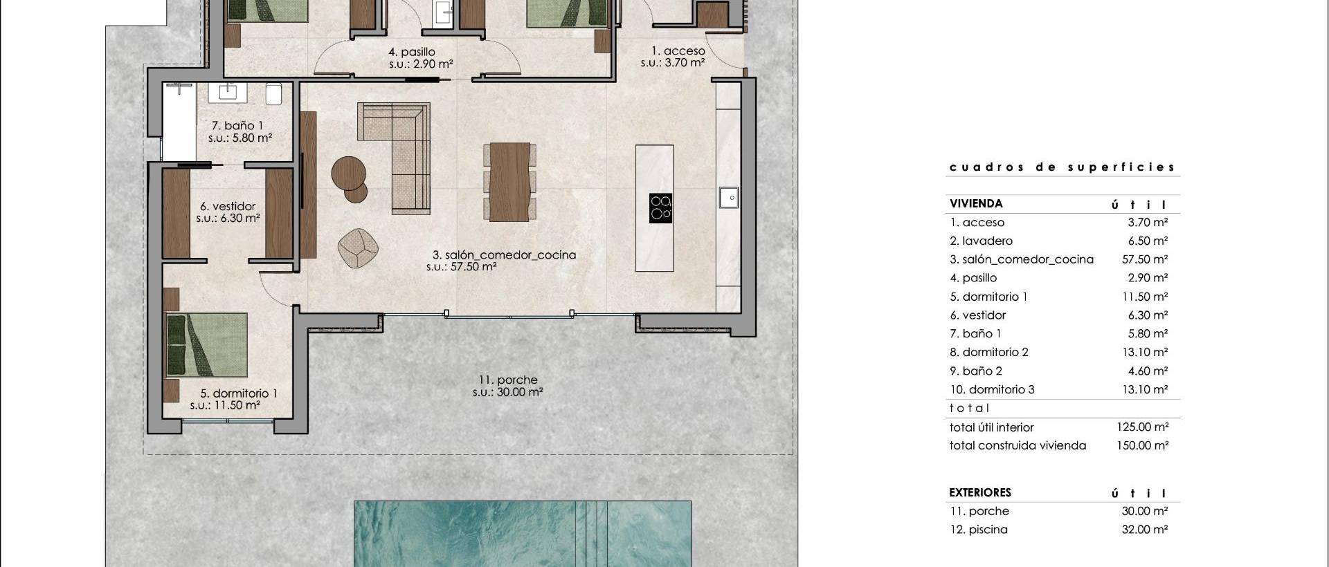 Obra Nueva - Villa / Chalet - Pinoso - Lel