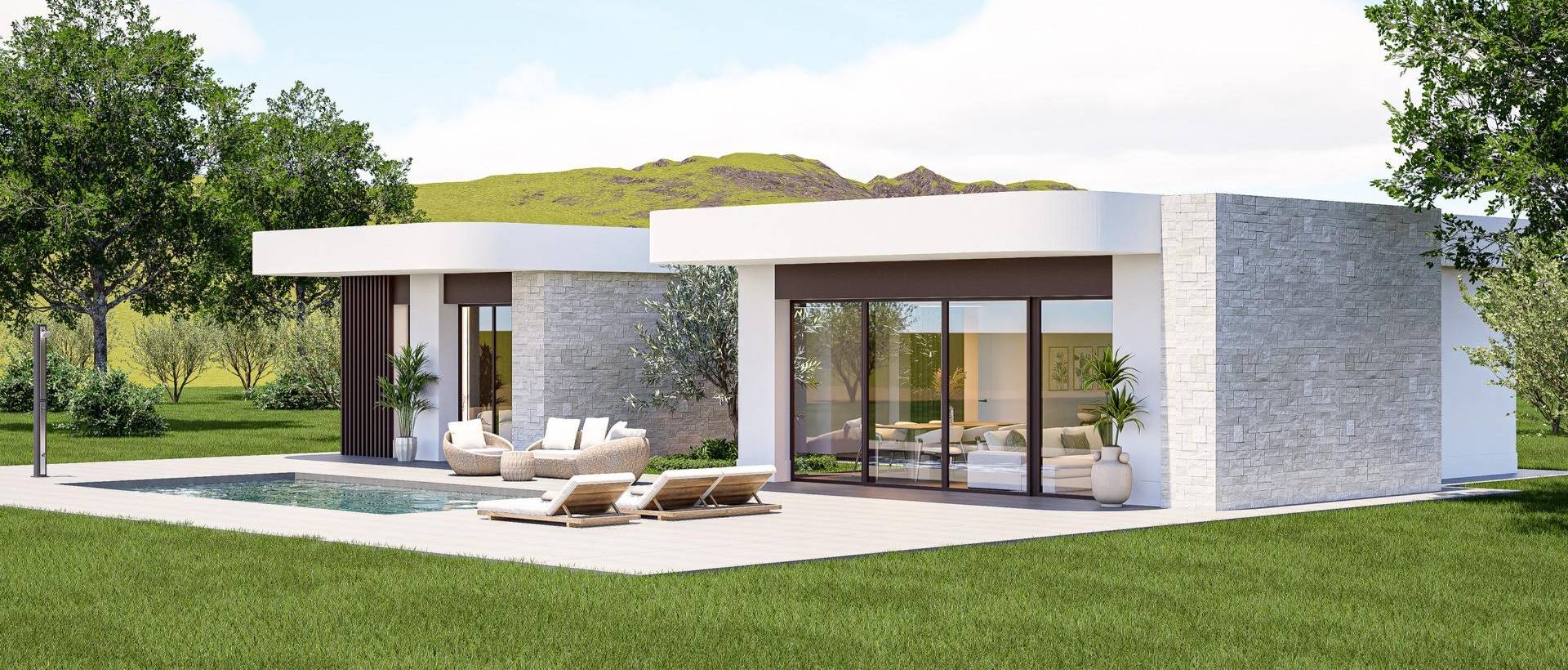 Obra Nueva - Villa / Chalet - Pinoso - Lel