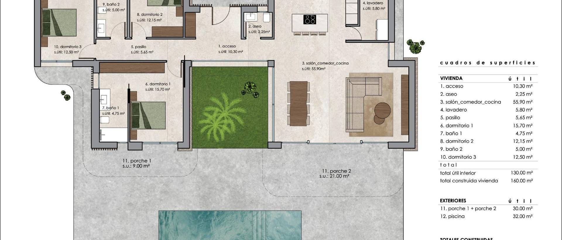 Obra Nueva - Villa / Chalet - Pinoso - Lel