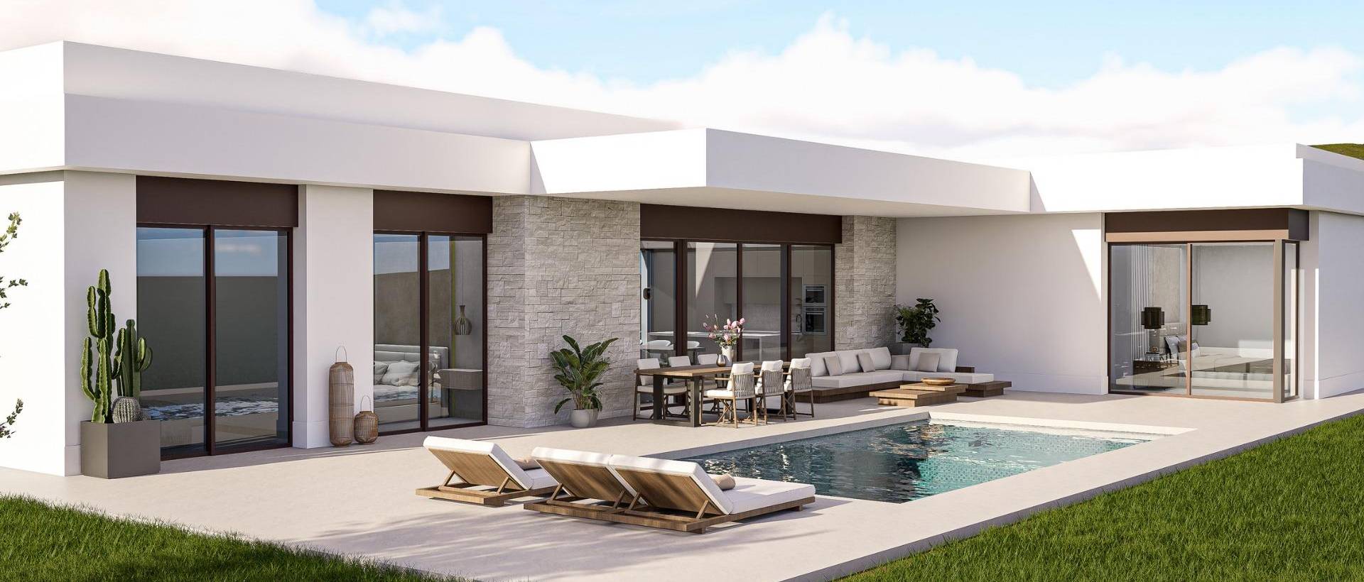 Obra Nueva - Villa / Chalet - Pinoso - Lel