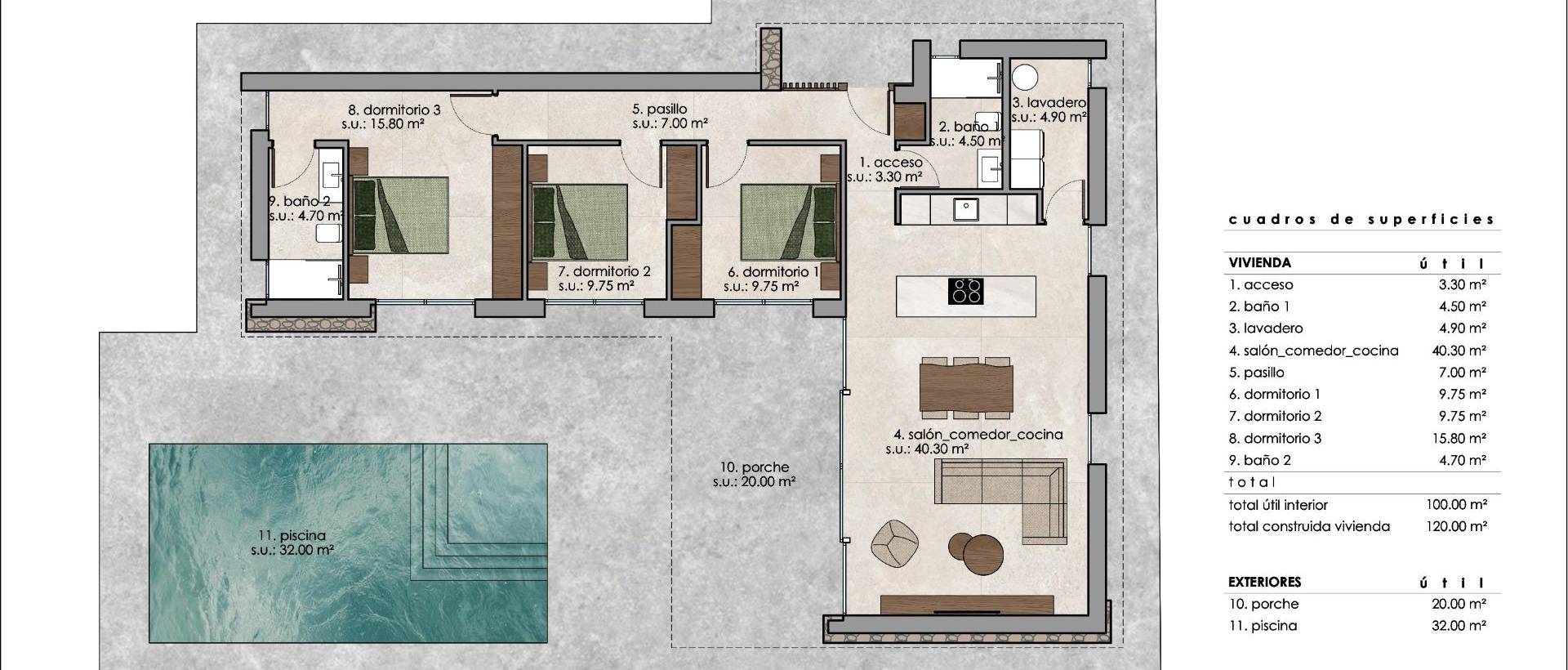 Obra Nueva - Villa / Chalet - Pinoso - Lel
