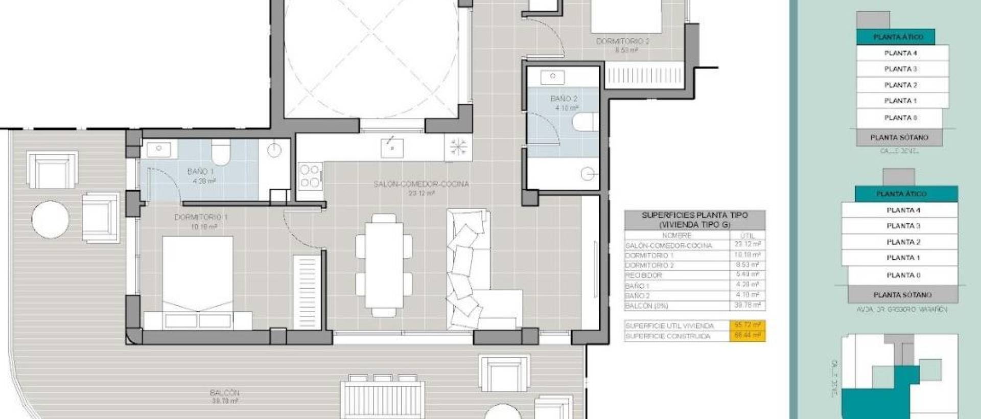 Obra Nueva - Apartmento - Torrevieja - El acequión