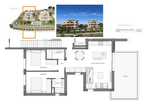 Obra Nueva - Apartmento - Fuente Álamo - Hacienda del Alamo
