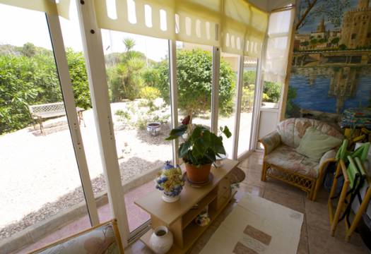 glazed terrace - 2 Bed - 2 Bath Townhouse for sale in La Mata, Torrevieja