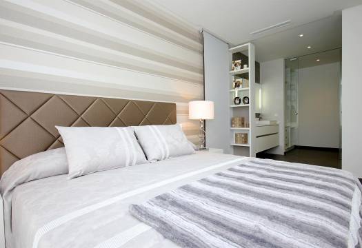 master bedroom - Modern, New Detached Villas for sale in Benimar, Benij