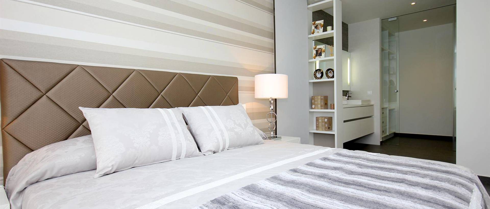 master bedroom - Modern, New Detached Villas for sale in Benimar, Benij